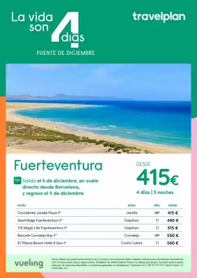 Catálogo Travelplan (válido hasta el 9-12)