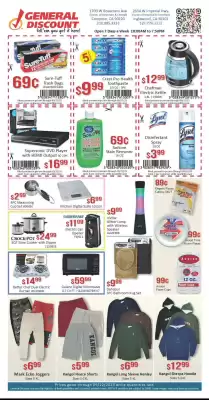 General Discount weekly ad (valid until 22-09)