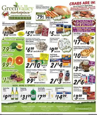 Green Valley Marketplace weekly ad (valid until 11-09)