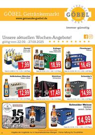 Getränke Göbel Prospekt woche 39 Seite 1