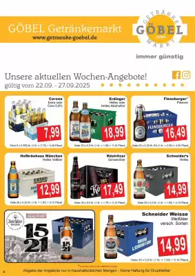Getränke Göbel Prospekt (gültig bis 27-09)