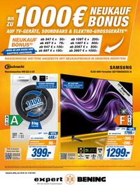 Expert Bening Prospekt woche 36 Seite 1
