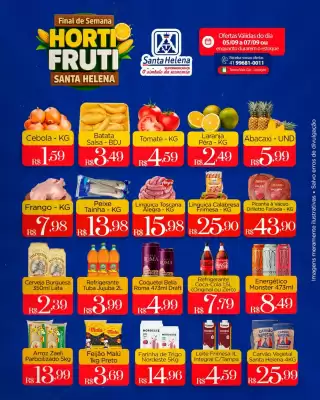 Catálogo Supermercados Santa Helena (válido até 7-09)