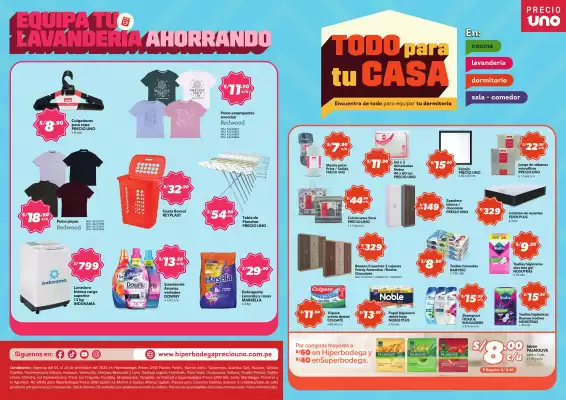 Catálogo Hiperbodega Precio Uno (válido hasta 14-09)