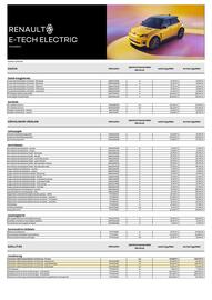 Renault akciós újság | E-Tech electric Oldal 1