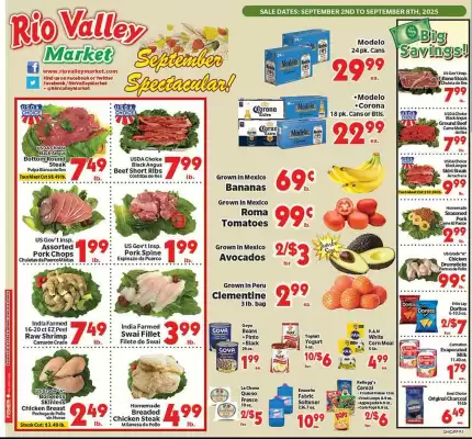 Rio Valley Market weekly ad (valid until 8-09)