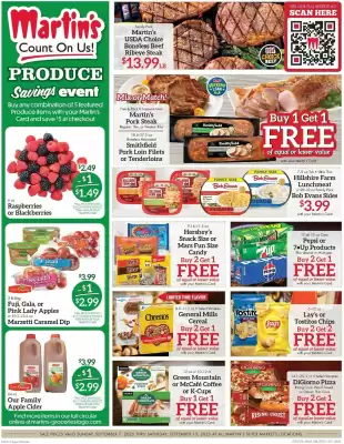 Martin's Super Markets weekly ad (valid until 13-09)