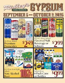 Ridley's Family Markets weekly ad Page 1