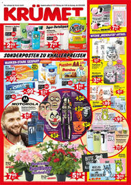 Krümet Sonderposten Prospekt woche 38 Seite 1
