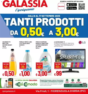 Volantino Galassia