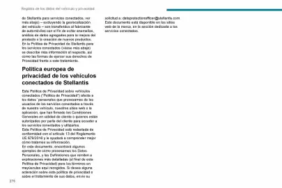 Catálogo Peugeot Página 278