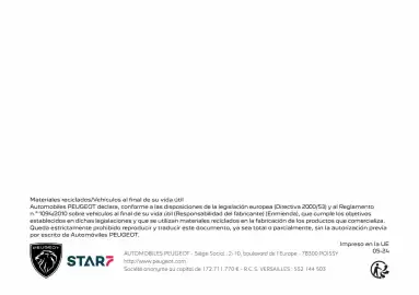 Catálogo Peugeot Página 285