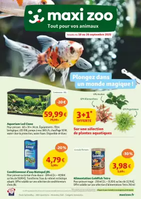 Catalogue Maxi Zoo (valable jusqu'au 28-09)