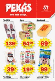 Pekås reklamblad vecka 37 Sida 1