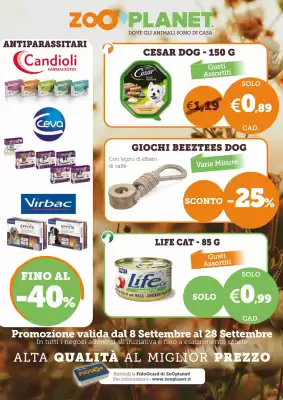 Volantino ZooPlanet (valido fino al 28-09)