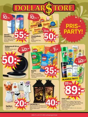 DollarStore annonsblad (giltig till och med 21-09)