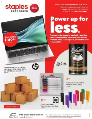 Staples flyer
