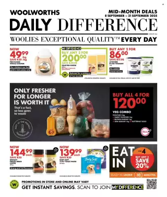Woolworths catalogue (valid until 21-09)