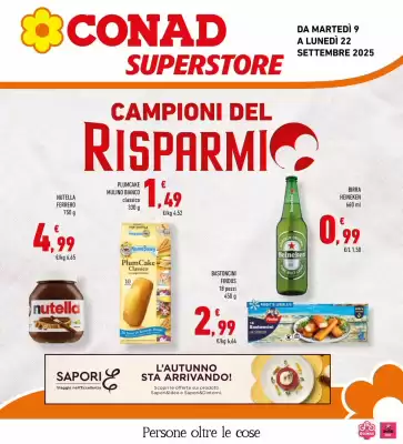 Volantino Conad Superstore (valido fino al 22-09)