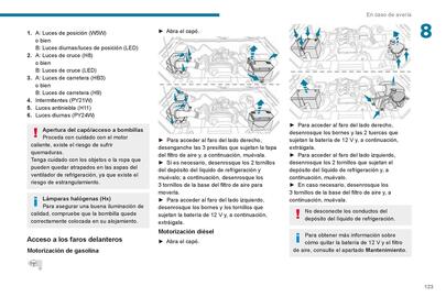 Catálogo Peugeot Página 125