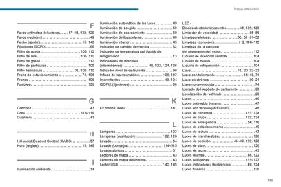 Catálogo Peugeot Página 157