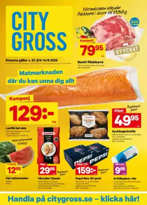 City Gross reklamblad (giltig till och med 14-09)