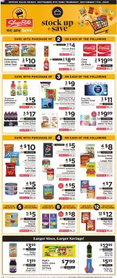 ShopRite flyer (valid until 13-09)