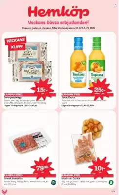 Hemköp reklamblad (giltig till och med 14-09)