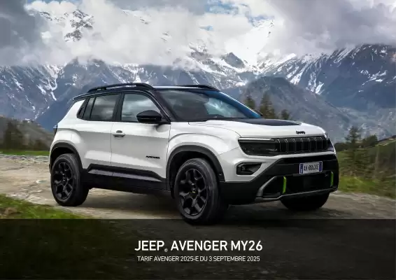 Catalogue Jeep (valable jusqu'au 30-09)