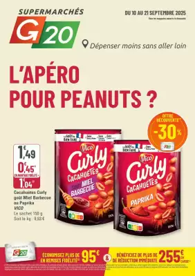Catalogue G20 (valable jusqu'au 21-09)
