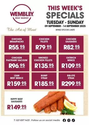 The Wembley Meat Market catalogue (valid until 14-09)