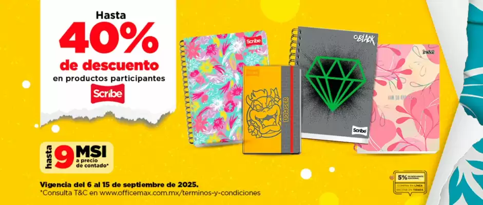 Catálogo OfficeMax (válido hasta 15-09)