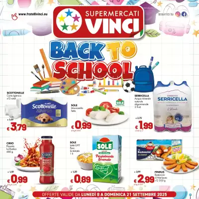 Volantino Supermercati Vinci (valido fino al 21-09)