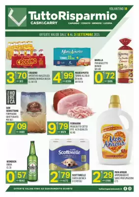 Volantino Tutto Risparmio Cash&Carry (valido fino al 21-09)