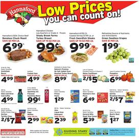 Hannaford flyer week 37 Page 1
