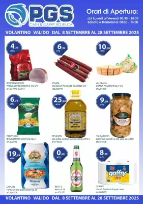 Volantino PGS Cash&Carry (valido fino al 28-09)