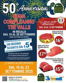 Volantino Tre Valli Supermercato Pagina 1