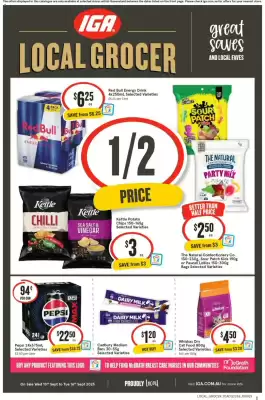 IGA catalogue (valid until 16-09)