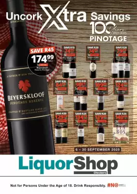 Liquor Shop catalogue (valid until 30-09)