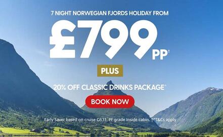 P&O Cruises leaflet Page 1