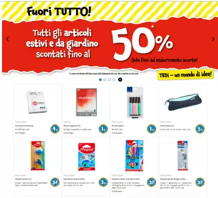 Volantino Tedi (valido fino al 14-09)