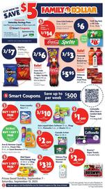 Family Dollar weekly ad Page 1