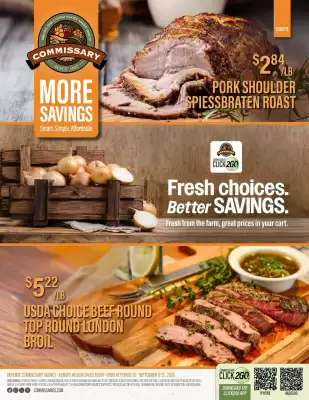 Commissary weekly ad (valid until 21-09)