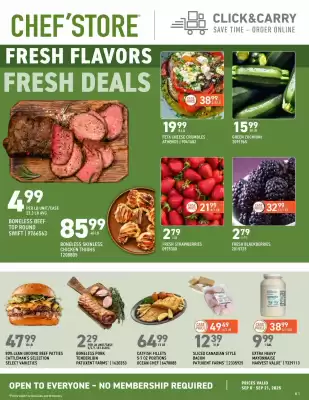 US Foods Chef's Store weekly ad (valid until 21-09)
