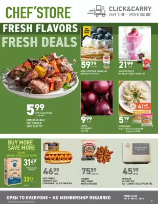 US Foods Chef's Store weekly ad (valid until 21-09)