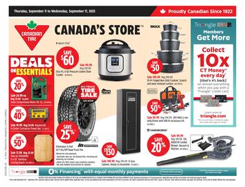 Canadian Tire flyer week 37 Page 1