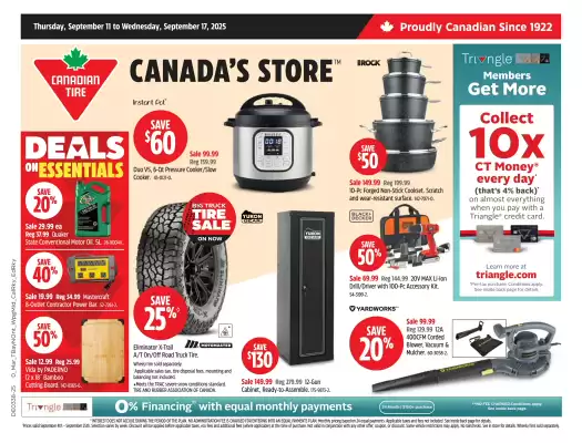 Canadian Tire flyer (valid until 17-09)