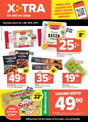 Coop Extra reklamblad (giltig till och med 21-09)