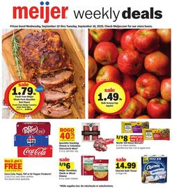 Meijer weekly ad week 37 Page 1