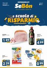 Volantino SeBón Supermercati Pagina 1